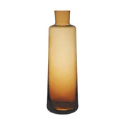 Bembo Glass Tall Carafe, 38 oz, Twist by Match Pewter