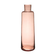 Bembo Glass Tall Carafe, 38 oz, Twist by Match Pewter