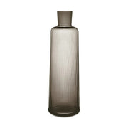 Bembo Glass Tall Carafe, 38 oz, Pleat by Match Pewter