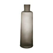 Bembo Glass Tall Carafe, 38 oz, Twist by Match Pewter