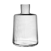 Bembo Glass Low Carafe, 58 oz, Pleat by Match Pewter