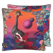 Tangerine Novafrica Sunset 20" x 20" Square Throw Pillow by Christian Lacroix Throw Pillows Designers Guild 