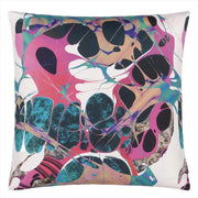 Flamingo Pink Lacroix Paradise 22" x 22" Square Throw Pillow by Christian Lacroix Throw Pillows Designers Guild 