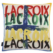 Lacroix Crossing Multicolore 18" Square Throw Pillow by Christian Lacroix