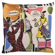 Lacroix Gossip Multicolore 20" Square Throw Pillow by Christian Lacroix