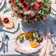 Juliska Country Estate Petal Pink Serving Platter, 15" table setting