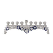Charisma Blue & White Menorah by Olivia Riegel