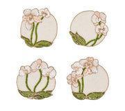 Orchid Coasters in Multi, Set of 4 by Kim Seybert