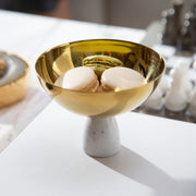 Coluna Carrara Marble Nut or Snack Bowl by ANNA New York