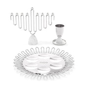 Anna New York Coluna Dual Seder Plate, 14.5"