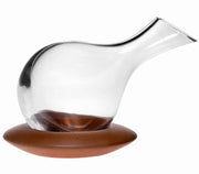 Delicanter Crystal Decanter with Wood Base, 50 oz. by Vista Alegre