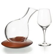 Delicanter Crystal Decanter with Wood Base, 50 oz. by Vista Alegre