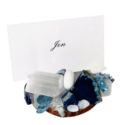 Azure Place Card Holders, Set of 4 by DHV ARTWORKS for Olivia Riegel