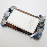 Azure Guest Towel Napkin Holder by DHV ARTWORKS for Olivia Riegel