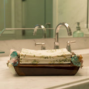 Coastal Guest Towel Napkin Holder by DHV ARTWORKS for Olivia Riegel