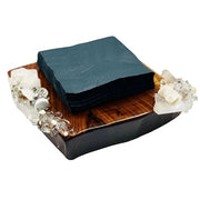 Krystallos Cocktail Napkin Holder by DHV ARTWORKS for Olivia Riegel