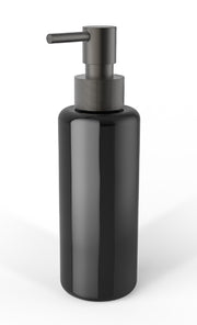 Decor Walther TT Porter Black Glass Liquid Soap Dispenser, 6.75 oz.