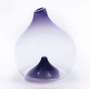 Water Drop Art Glass Jug or Vase, Purple Lustre by Esque Studio CLEARANCE