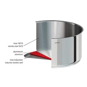 Strate Stainless Steel Stewpan / Saucepan with Lid by Cristel