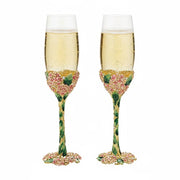 Lantana Champagne Flutes, 11 oz., Set of 2 by Olivia Riegel