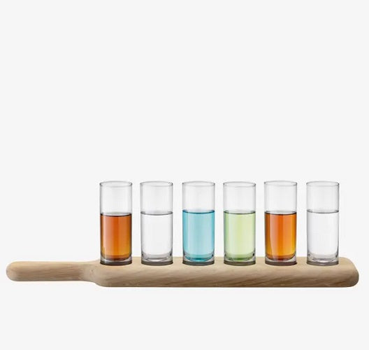 LSA International Paddle Shot Set Oak Paddle, Default