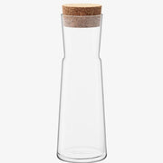 LSA International Gio Glass Carafe & Cork Stopper, 46 oz.