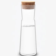 LSA International Gio Glass Carafe & Cork Stopper, 46 oz.