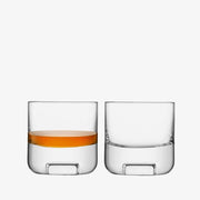 LSA International Cask Whiskey Tumbler, Set of 2, 8 oz.