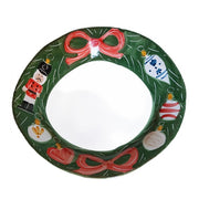 Christmas Natale Round Serving Platter, 13" by La Gabbianella