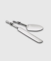 Helyx Cake Knife & Server Set, Stainless Steel by Mary Jurek Design