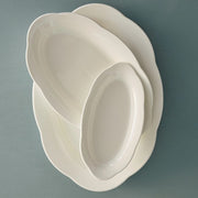 Silhouette High Oval Plate, Set of 4 by Sergio Herman for Serax