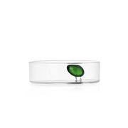 Ichendorf Milano Travasi Clear Little Bowl With Green Olive, 4.7"