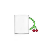 Ichendorf Milano Fruits & Flowers Glass Mug, 15.2 oz.