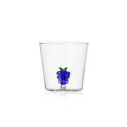 Ichendorf Milano Fruits & Flowers Glass Tumbler, Set of 2, 11.8 oz.