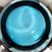 Vintage Op-Art Art Glass Bowl, 12.25" by Kosta Sweden