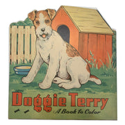 Doggie Terry A Book to Color, Saalfield Publishing, 1943 Amusespot 