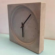 Vintage Concrete Clock by Kuno Prey for Danese Milano