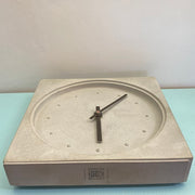 Vintage Concrete Clock by Kuno Prey for Danese Milano
