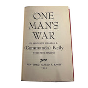 One Man's War by Sergeant Charles E. (Commando) Kelly, First Edition Amusespot 