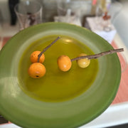 Loquat Cluster Italian Carrara Marble Stone Fruit