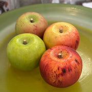 Mini Crab Apple Italian Carrara Marble Stone Fruit