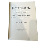 The Key to Theosophy by H.P. Blavatasky, Hardcover, 1972 Amusespot 