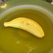 Bananito, Baby Banana, Italian Carrara Marble Stone Fruit