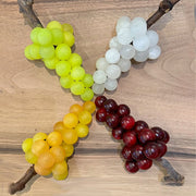 Sun-Drenched Grapes Italian Alabaster Stone Fruit Artificial Food Amusespot 