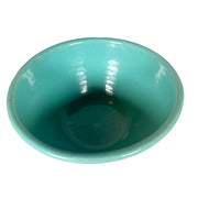 Vintage Turquoise Ringware Mixing Bowl, 9.25"