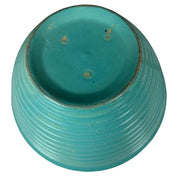 Vintage Turquoise Ringware Mixing Bowl, 9.25"