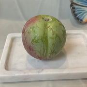 Plum Italian Carrara Marble Stone Fruit