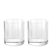 Iris Double Old Fashioned Glasses, Set of 2 by L'Objet