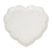 Juliska Berry & Thread 15" Heart Platter, Whitewash