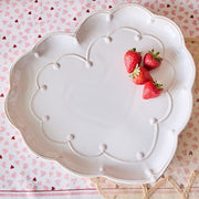 Juliska Berry & Thread 15" Heart Platter, Whitewash